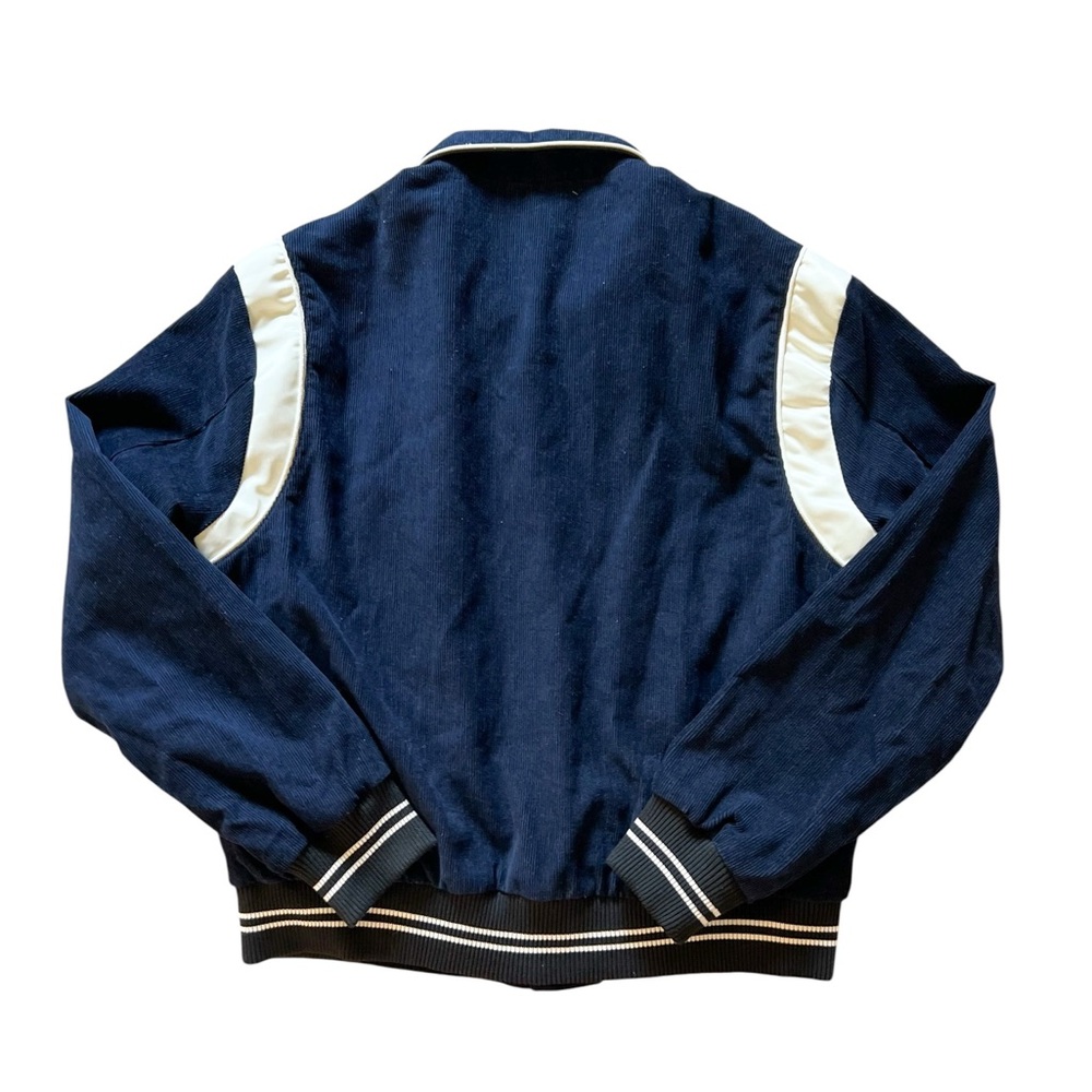 mnml Teddy Corduroy Bomber Varsity Jacket, Size L - Picture 4 of 14